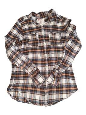 Mossimo Supply Co. Women's Boyfriend Fit Plaid Button-Up Shirt
